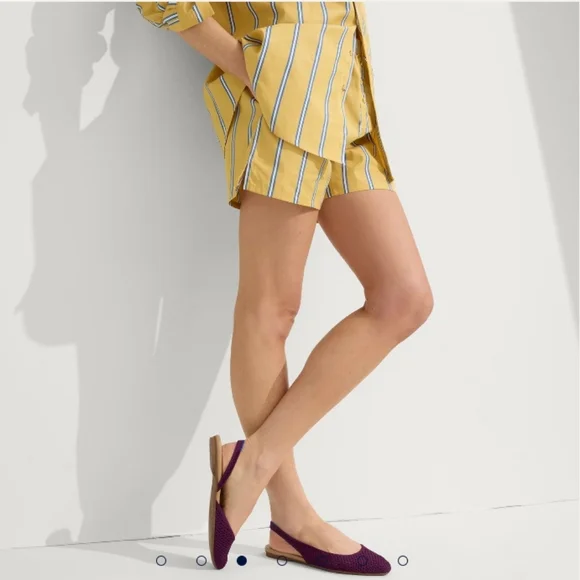 Rothy's The Almond Slingback in Plum Mesh - Picture 2 of 5